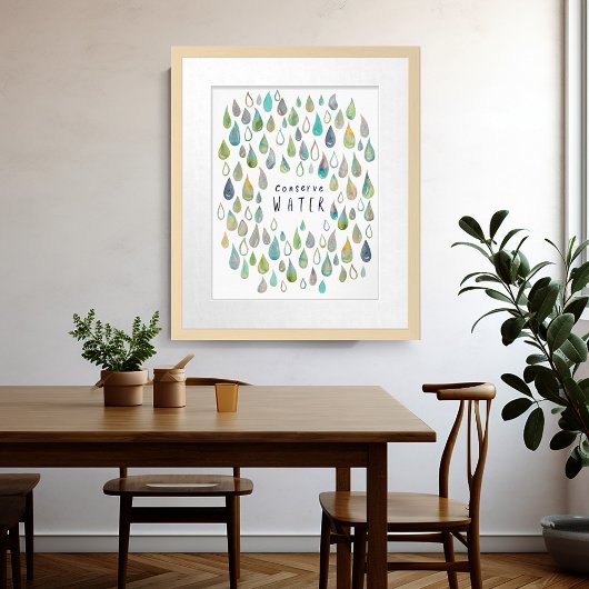 水を保保護管する救地球 ポスター