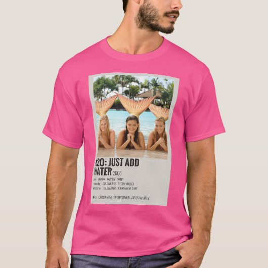 水を加えるだけ Tシャツ (正面)