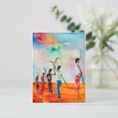 水を取るのに長い道だ ポストカード (スタンド正面)