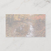 水を持つ自然林 名刺 (裏面)