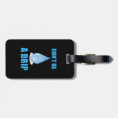 水を滴らせるようなユーモアを交えてはいけない ラゲッジタグ (裏面横)