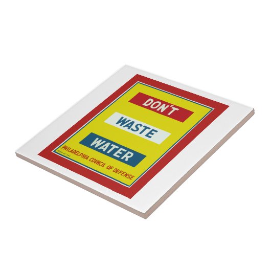 水を無駄にしない タイル (側面)