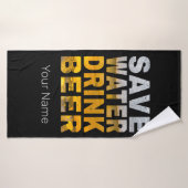 「水を節約してお酒を飲め！」独身最後の祭りでよく使われるフレーズ バスタオル (バスタオル)