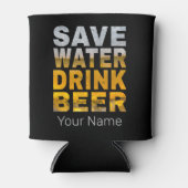 「水を節約してお酒を飲め！」独身最後の祭りでよく使われるフレーズ 缶クーラー (正面)