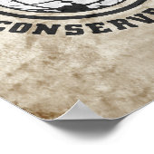 水を節約する ポスター (角)