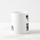 水を節約。 一緒にシャワーを浴びよう。 コーヒーマグカップ (中央)