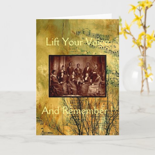 水を通したFiskの記念祭の歌手のウェード カード (黄色い花)