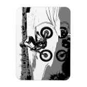 水を通してレース – モトクロスライダー マグネット (縦)