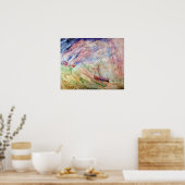 水を静めるジェームス・エンサー・キリスト ポスター (キッチン)