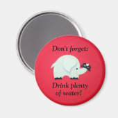 水を飲むリマインダー マグネット (正面/裏面)
