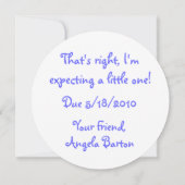 水を飲んだ 案内状 (裏面)