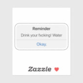 水を飲んで、水を飲んで シール (シート)