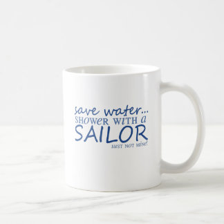 水を…救って下さい コーヒーマグカップ
