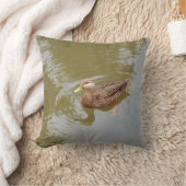 水アヒルの動物の羽の鳥のマガモの雌鶏 クッション (ブランケット)