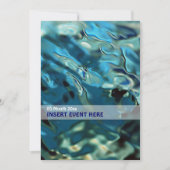 水エネルギー事業 招待状 (正面)