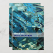 水エネルギー事業 招待状 (正面/裏面)