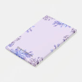 水エレガントガーリー色パープル薄紫花名 ポストイット (アングル)