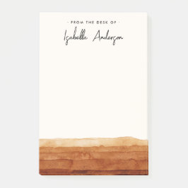 水エレガントパーソナライズされた色抽象芸術砂漠 ポストイット