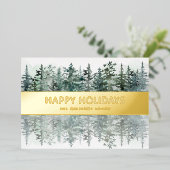 水エレガント彩林業 箔シーズンカード (立ち正面)