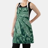 水エレガント彩植物緑の葉芸術作品 エプロン (インサイチュ)