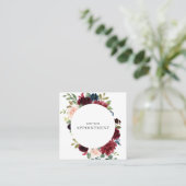 水エレガント彩海軍ブルーブルーガンディフラワーズ 予約カード (スタンド正面)