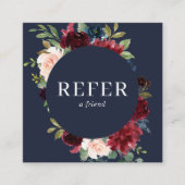 水エレガント彩海軍ブルーブルーガンディフラワーズ 紹介カード (正面)