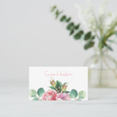 水エレガント彩花名刺 名刺 (スタンド正面)