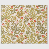 水エレガント彩花模様 ラッピングペーパー (フラット)