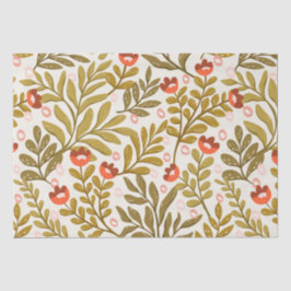 水エレガント彩花模様 薄葉紙