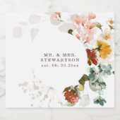 水エレガント彩野草園クラシック スパークリングワインラベル (シングルラベル)