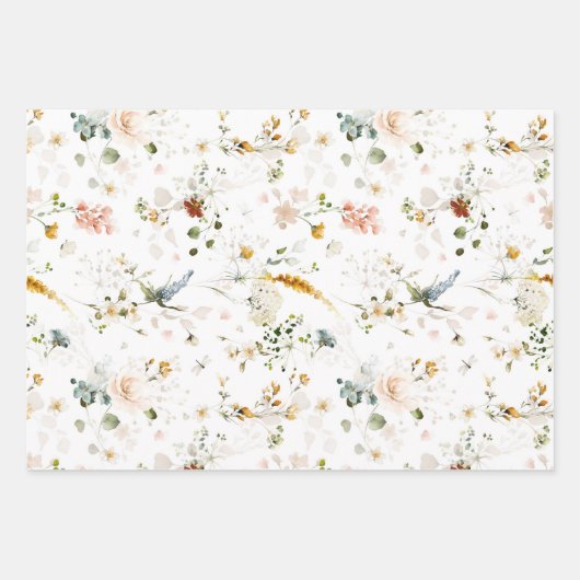 水エレガント彩野草園 ラッピングペーパーシート (正面)