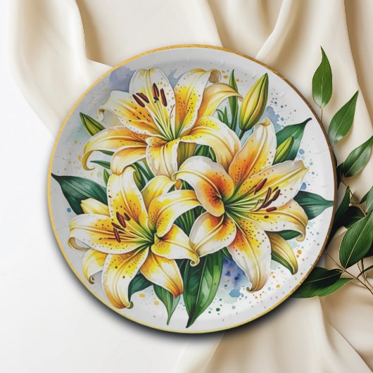 水エレガント彩 ペーパープレート