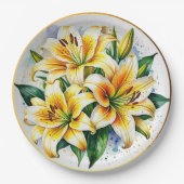 水エレガント彩 ペーパープレート (正面)