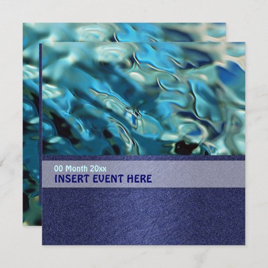 水エレガント環境エネルギー会議 招待状 (正面/裏面)