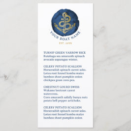 水エレガント色いかり名航海のネイビーブルー メニュー