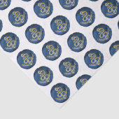 水エレガント色いかり海軍沿岸航海の 薄葉紙 (詳細)