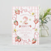 水エレガント色いちごbiFlatホリデーカード シーズンカード (スタンド正面)