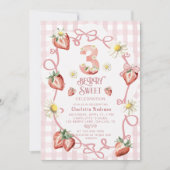 水エレガント色いちごbiFlatホリデーカード シーズンカード (正面)