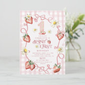 水エレガント色いちごbiFlatホリデーカード シーズンカード (スタンド正面)