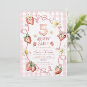 水エレガント色いちごbiFlatホリデーカード シーズンカード (スタンド正面)