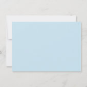 水エレガント色かわいいベリー最初の誕生日写真 招待状 (裏面)