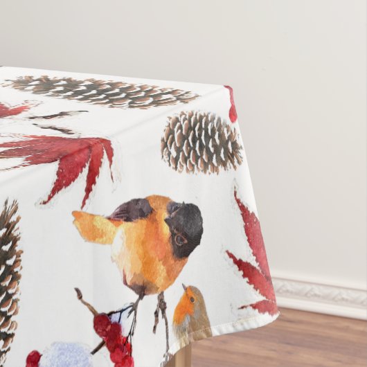 水エレガント色の冬パターン テーブルクロス (インサイチュ)