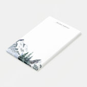 水エレガント色の山の森To-Doリスト ポストイット (アングル)