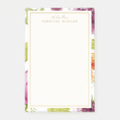 水エレガント色の庭の花のフレスタイリッシューム ポストイット (正面)