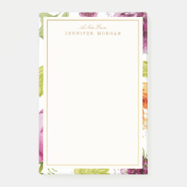 水エレガント色の庭の花のフレスタイリッシューム ポストイット