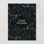 水エレガント色の枝イースターポストカード ポストカード (正面)