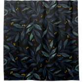 水エレガント色の枝 シャワーカーテン (正面)