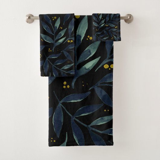 水エレガント色の枝 バスタオルセット (インサイチュ)