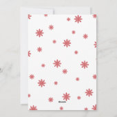 水エレガント色の窓素朴メリークリスマス シーズンカード (裏面)