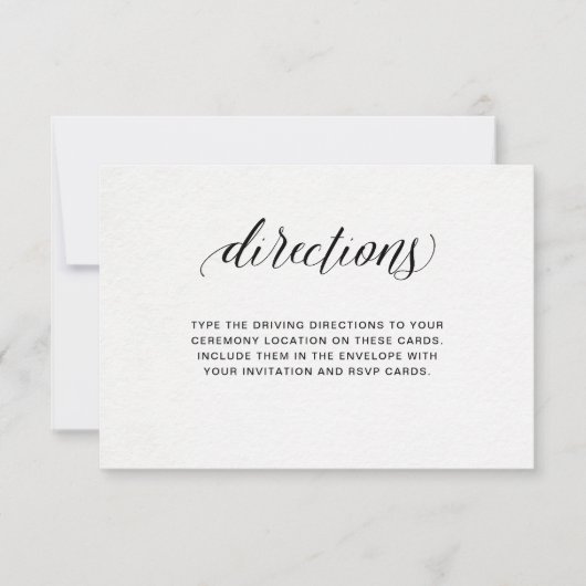 水エレガント色の紙方向のタイポグラフィ 招待状 (正面)